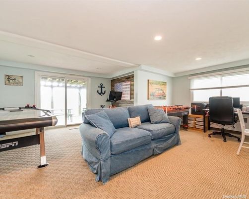 Billiard Table, Fitness Equipment, Game Room, Home Office, Interior, Recessed Lighting