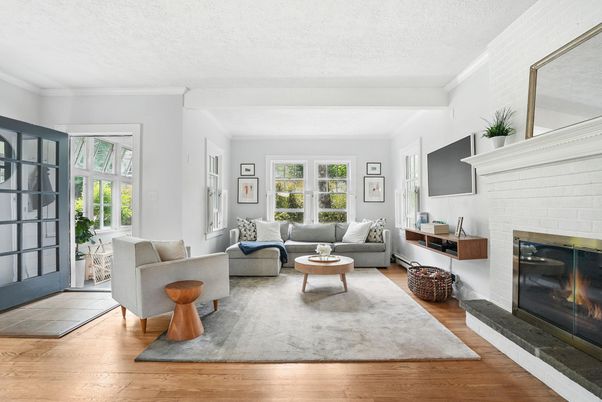 Fireplace, Interior, Living room, Wood Texture Flooring