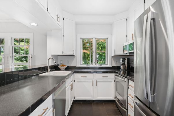 Interior, Kitchen, Recessed Lighting, Stainless Steel Appliances
