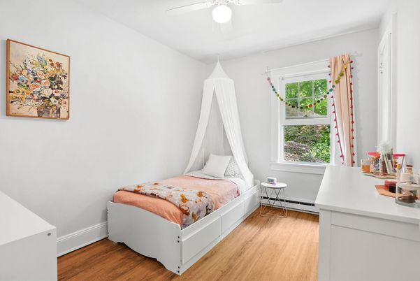 Bedroom, Home Office, Interior, Wood Texture Flooring
