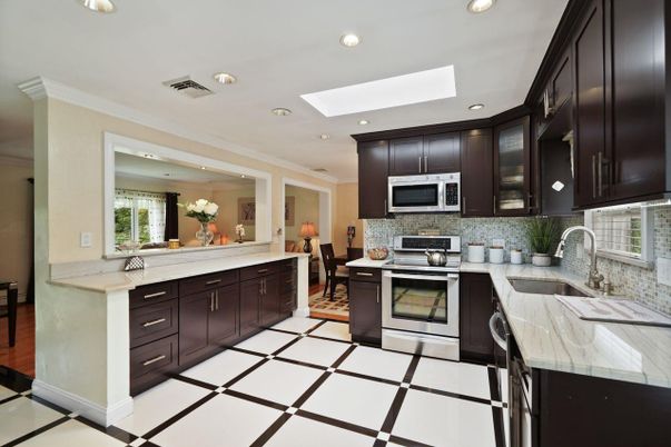 Interior, Kitchen, Recessed Lighting, Stainless Steel Appliances