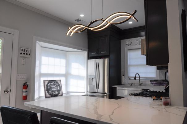 Interior, Kitchen, Pendant Lights, Recessed Lighting