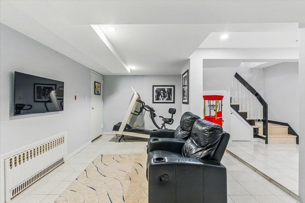 Home Theatre Room, Fitness Equipment, Interior, Recessed Lighting