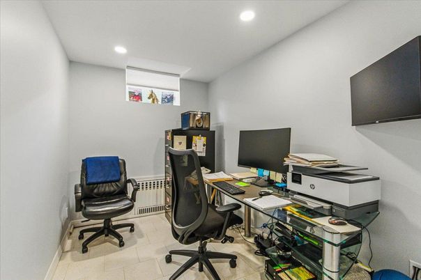 Home Office, Interior, Recessed Lighting