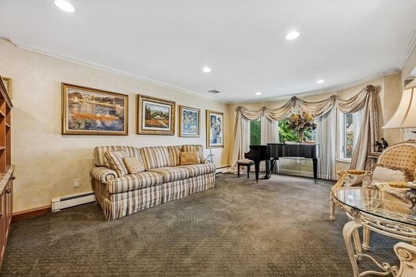 Interior, Living room, Piano, Recessed Lighting
