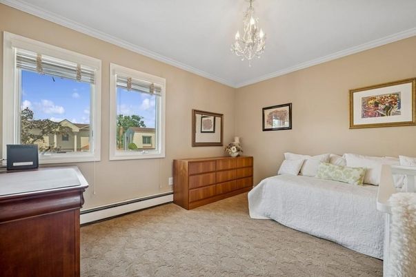 Bedroom, Chandelier, Interior