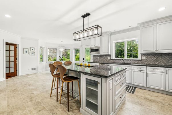 Dining room, Interior, Kitchen, Pendant Lights, Recessed Lighting
