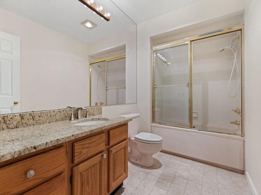 Bathroom, Dual Sink Vanities, Glass Shower, Interior