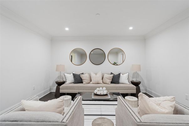 Interior, Living room, Recessed Lighting