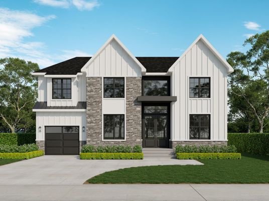 Attached, Exterior, Facade, Farmhouse