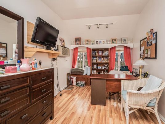 Home Office, Interior, Wood Texture Flooring