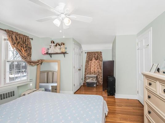 Bedroom, Fireplace, Interior, Wood Texture Flooring