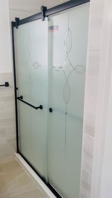 Bathroom, Glass Shower, Interior