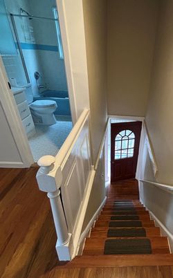 Bathroom, Interior, Wood Texture Flooring