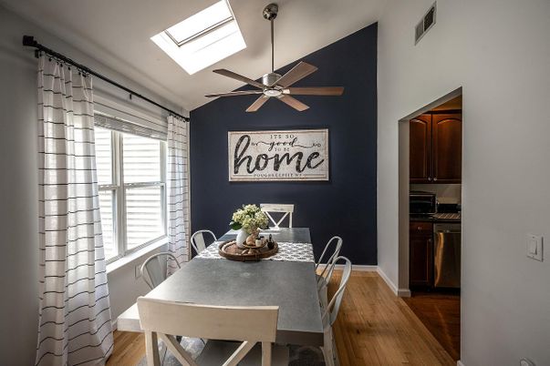 Dining room, Interior, Wood Texture Flooring