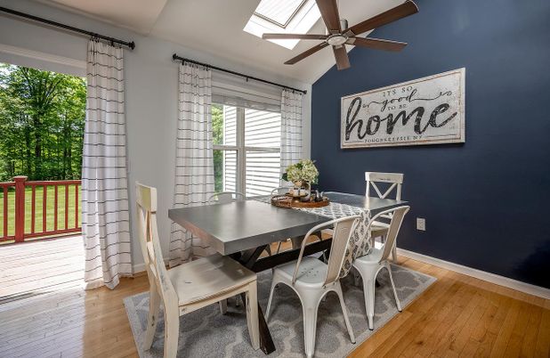 Dining room, Interior, Wood Texture Flooring