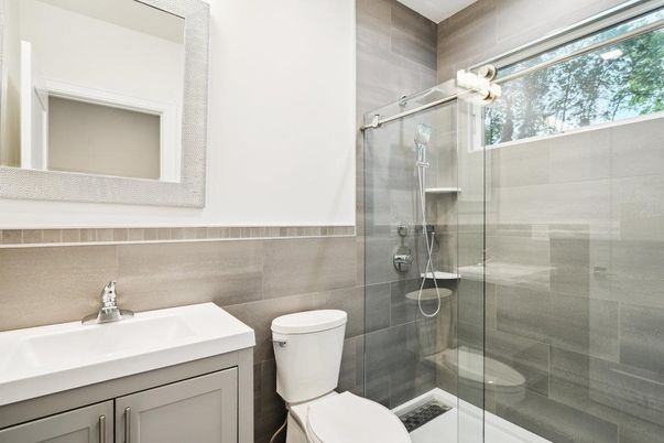Bathroom, Glass Shower, Interior