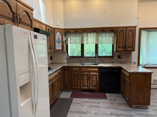 Interior, Kitchen, Wood Texture Flooring