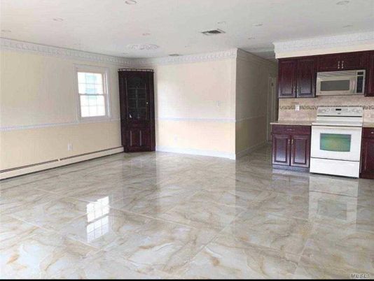 Empty room, Interior, Kitchen, Recessed Lighting