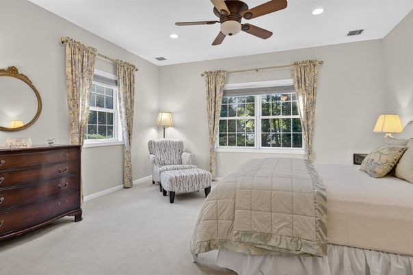 Bedroom, Interior, Recessed Lighting
