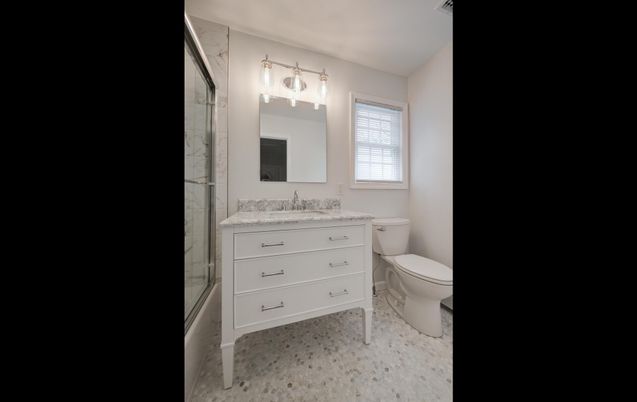 Bathroom, Glass Shower, Interior