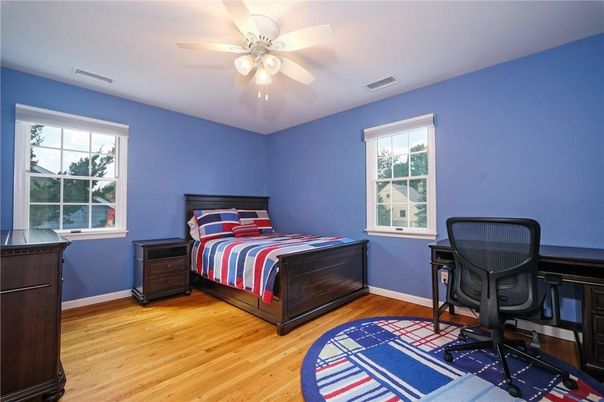 Bedroom, Home Office, Interior, Wood Texture Flooring