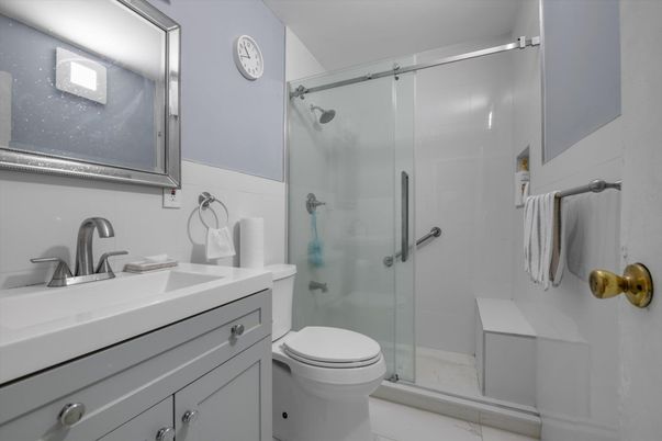 Bathroom, Glass Shower, Interior