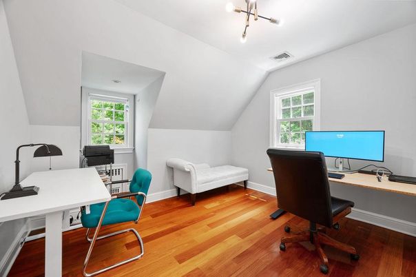 Home Office, Interior, Wood Texture Flooring