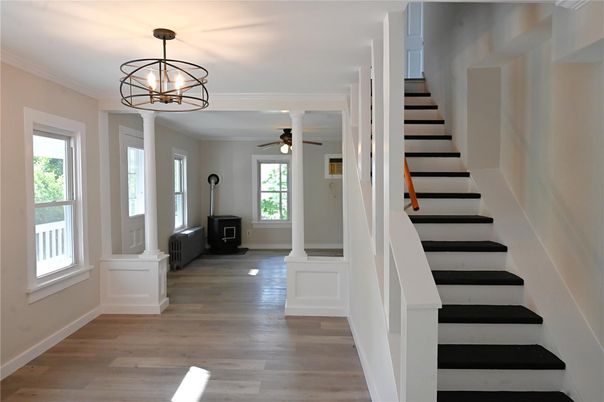 Chandelier, Interior, Pendant Lights, Wood Texture Flooring
