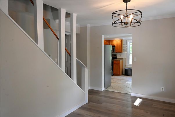 Chandelier, Interior, Kitchen, Pendant Lights, Wood Texture Flooring