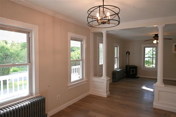 Chandelier, Interior, Wood Texture Flooring