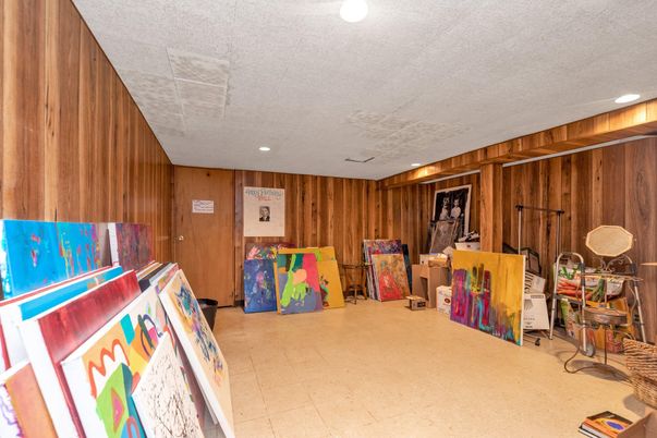 Interior, Recessed Lighting, Wooden Walls