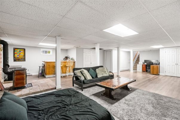 Interior, Living room, Recessed Lighting