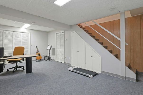Fitness Equipment, Home Office, Interior, Recessed Lighting