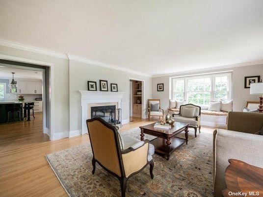 Fireplace, Interior, Living room, Pendant Lights, Wood Texture Flooring