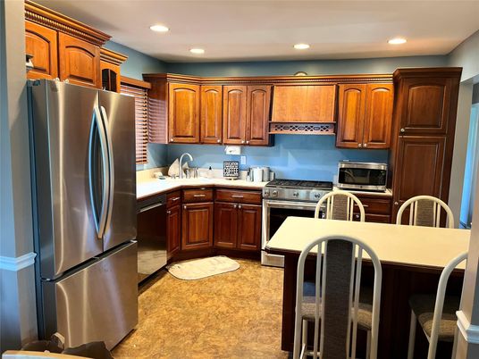 Interior, Kitchen, Recessed Lighting, Stainless Steel Appliances