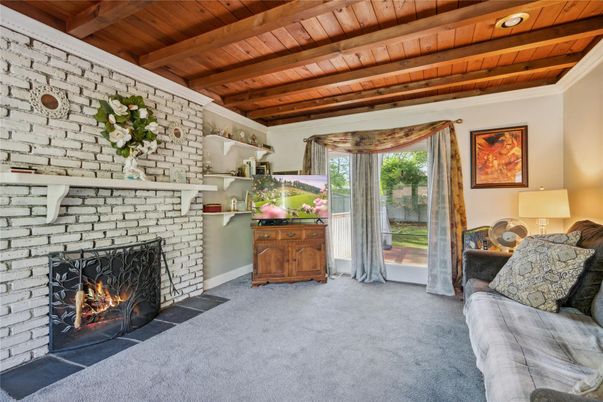 Fireplace, Interior, Stone Walls, Wooden Beams, Wooden Ceilings