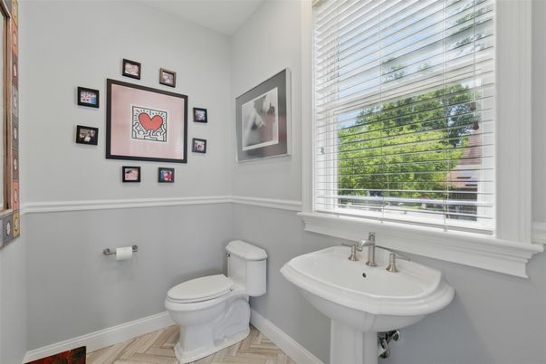 Bathroom, Interior, Wood Texture Flooring