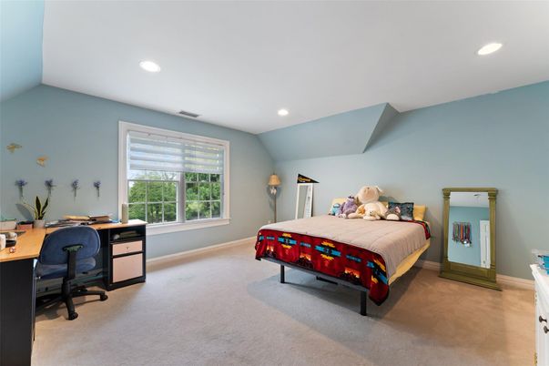 Bedroom, Home Office, Interior, Recessed Lighting
