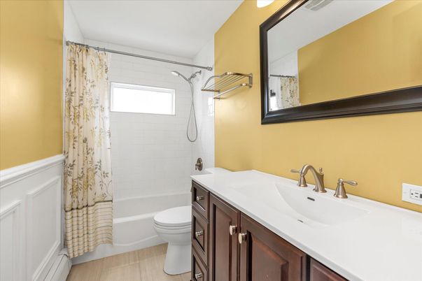 Bathroom, Interior, Wood Texture Flooring