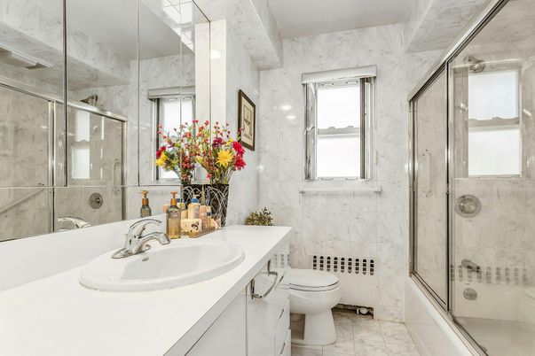 Bathroom, Glass Shower, Interior, Marble, Marble Walls