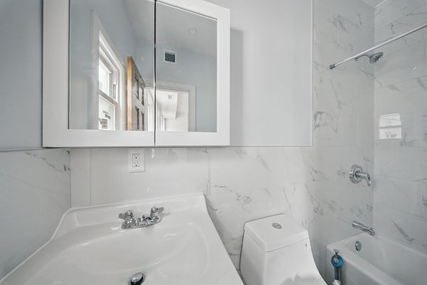 Bathroom, Interior, Marble Walls