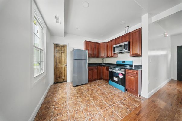 Interior, Kitchen, Wood Texture Flooring