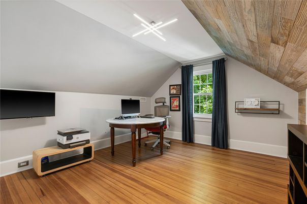 Home Office, Interior, Wood Texture Flooring