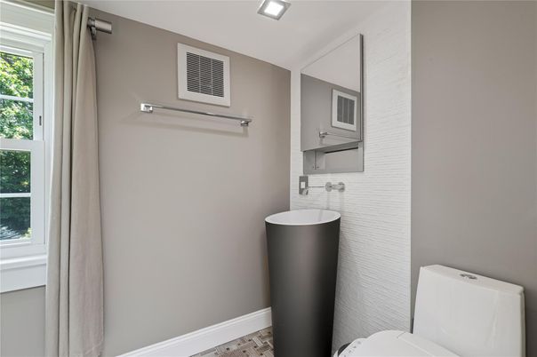 Bathroom, Free Standing Baths, Interior, Recessed Lighting