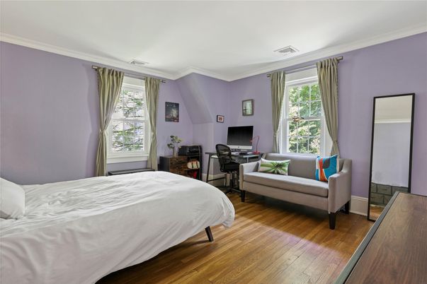 Bedroom, Home Office, Interior, Wood Texture Flooring