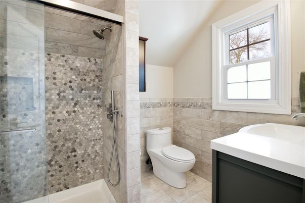 Bathroom, Glass Shower, Interior