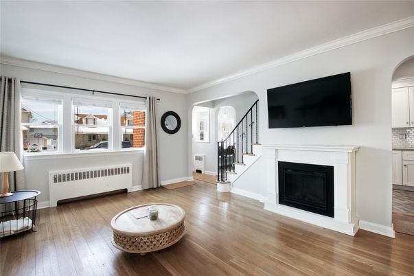 Fireplace, Interior, Wood Texture Flooring