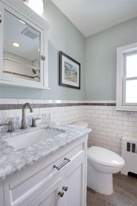 Bathroom, Interior, Recessed Lighting