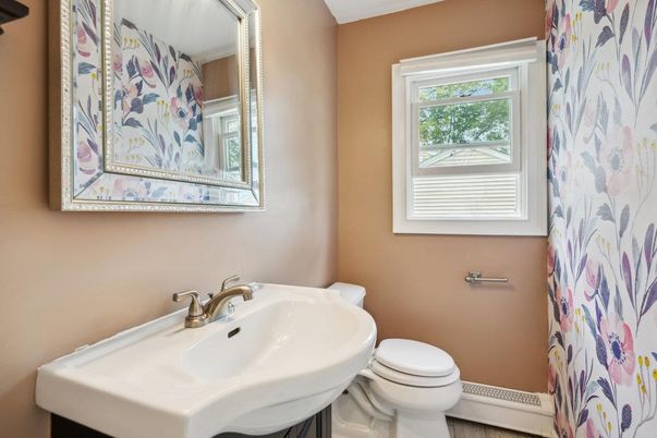 Bathroom, Interior, Wood Texture Flooring